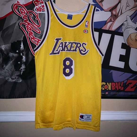 VINTAGE KOBE BRYANT CHAMPION JERSEY - Picture 1 of 6